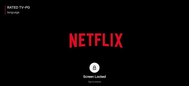 Netflix, opzione "screen lock" per evitare i tocchi accidentali sul